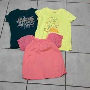 Cat & Jack Girls Kids Casual T-shirts size M(7-8).